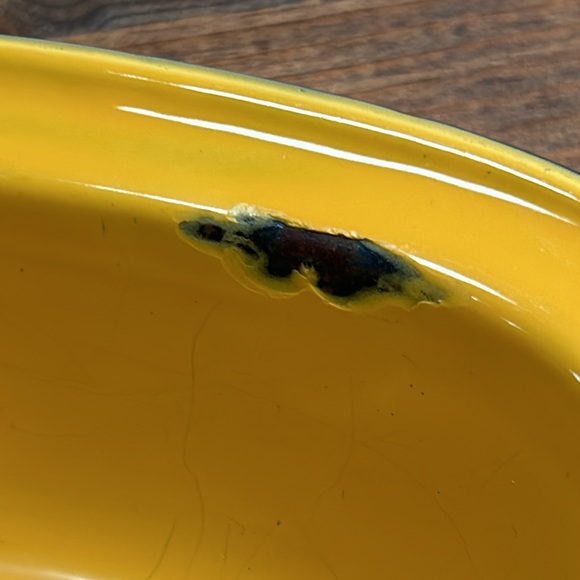 Vintage Enamelware Yellow Rectangular Shaped Dish - Picture 9 of 11